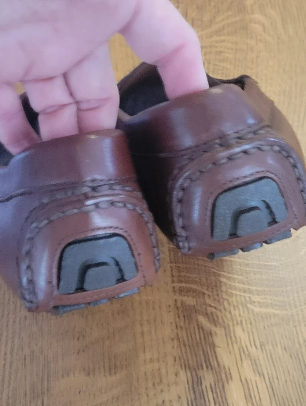 J. Crew leather tread